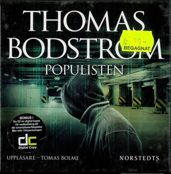 Huvudbild THOMAS BODSTRÖM: POPULISTEN (ljudbok) beg