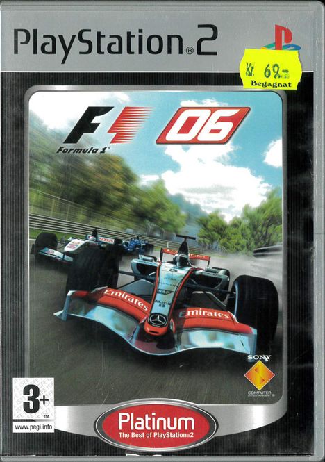 Huvudbild Formula One 2006 - platinum (ps2) beg