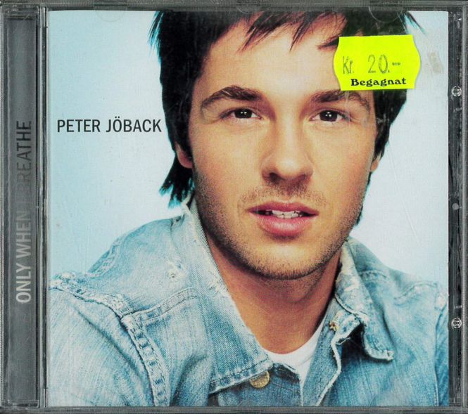 Huvudbild Peter Jöback - Only when I breath (CD)beg