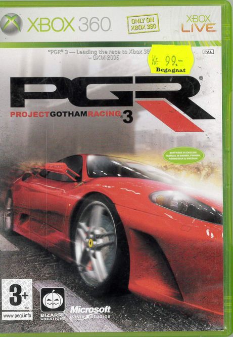 Huvudbild Project Gotham Racing 3  (X360) beg