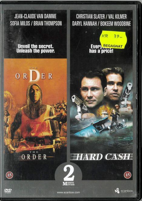 Huvudbild Order/hard cash  - beg dvd