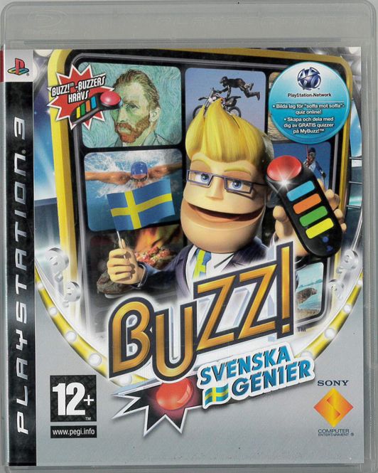 Huvudbild BUZZ! Svenska Genier (Ps3) beg