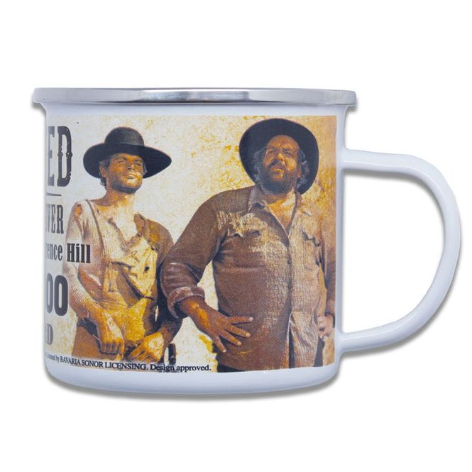 Huvudbild Bud Spencer & Terence Hill emaljmugg - Wanted