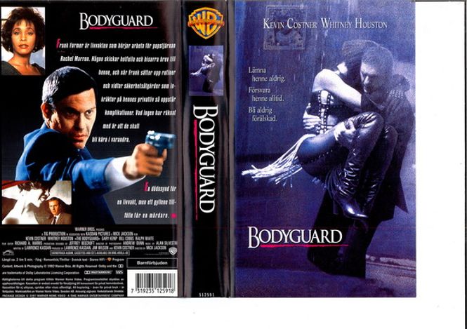 Huvudbild Bodyguard (1992) (vhs)