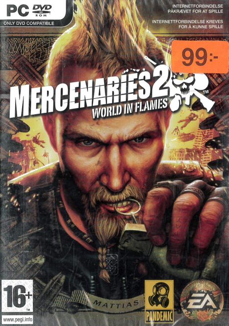Huvudbild Mercenaries 2: World in Flames (Pc)