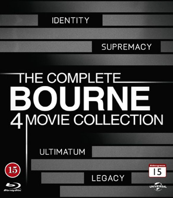 Huvudbild Complete Bourne 4 Movie Collection  (Blu-Ray) beg