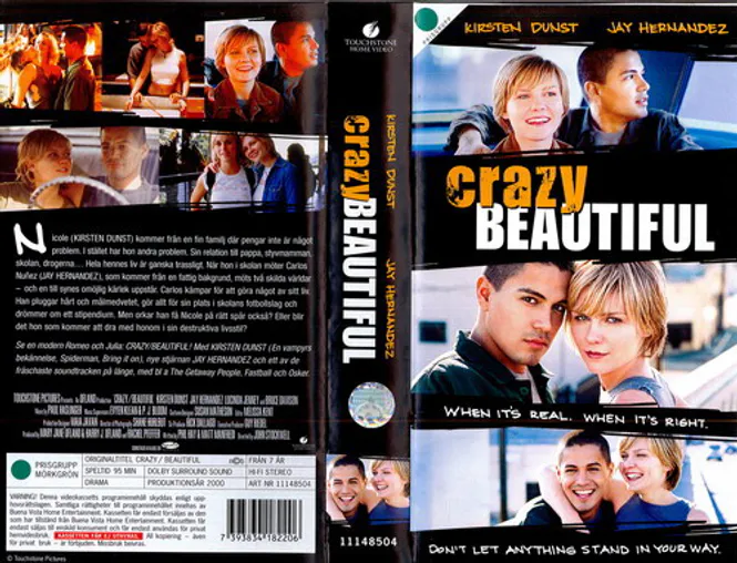 Huvudbild Crazy Beautiful (VHS)