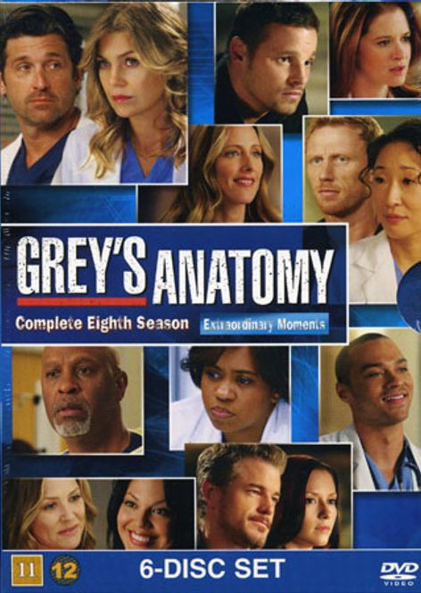 Huvudbild Grey's Anatomy - Säsong 8 (dvd) beg