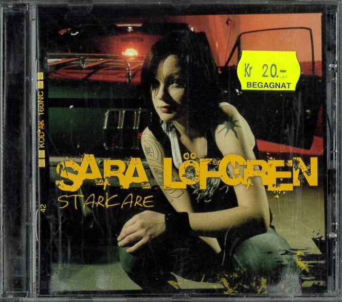 Huvudbild Sara Löfgren - Starkare (CD) beg