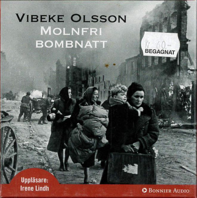 Huvudbild VIBEKE OLSSON: MOLNFRI BOMBNATT (ljudbok) beg