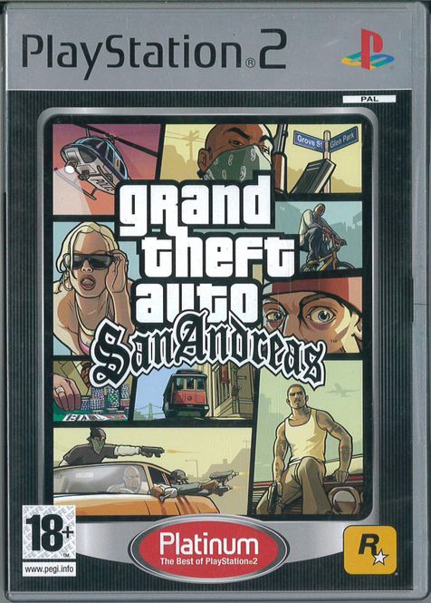 Huvudbild Grand Theft Auto: San Andreas (Ps2) beg