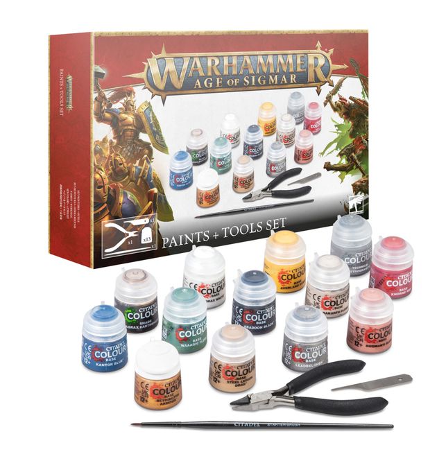 Huvudbild Age of Sigmar: Paint + Tools Set