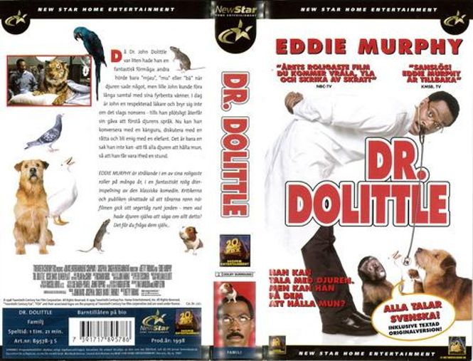 Huvudbild Dr. Dolittle (vhs)