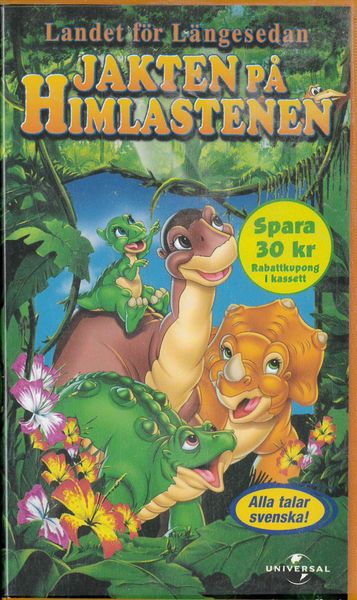 Landet för längesedan 7 - Jakten på himlastenen  (vhs) orange