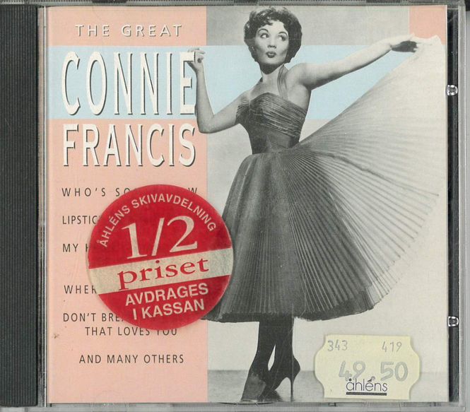 Huvudbild Connie francis the great (CD) beg
