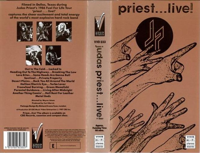 Huvudbild JUDAS PRIEST...LIVE (VHS)
