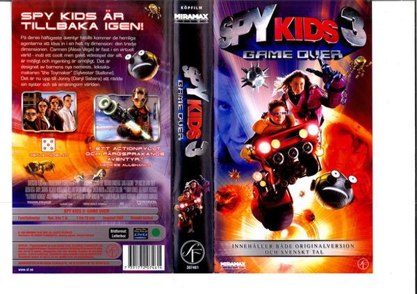 Spy Kids 3 - Game Over (vhs)