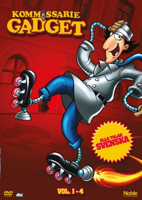 Huvudbild Kommissarie Gadget - Volym 1-4 (4-disc) beg dvd
