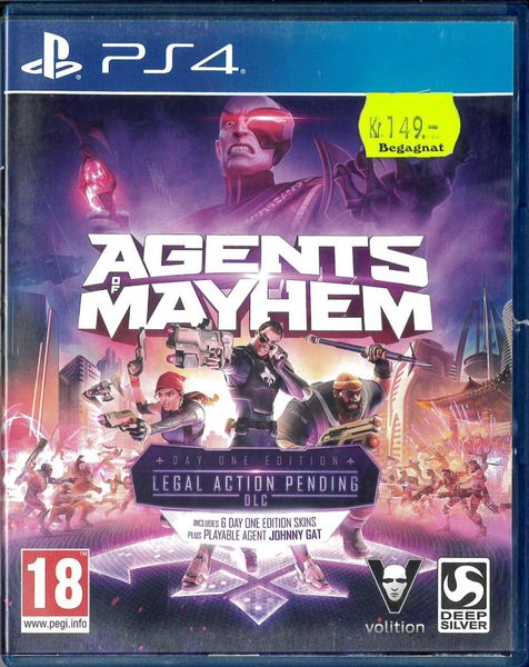 Agents Of Mayhem  (Ps4 Beg)