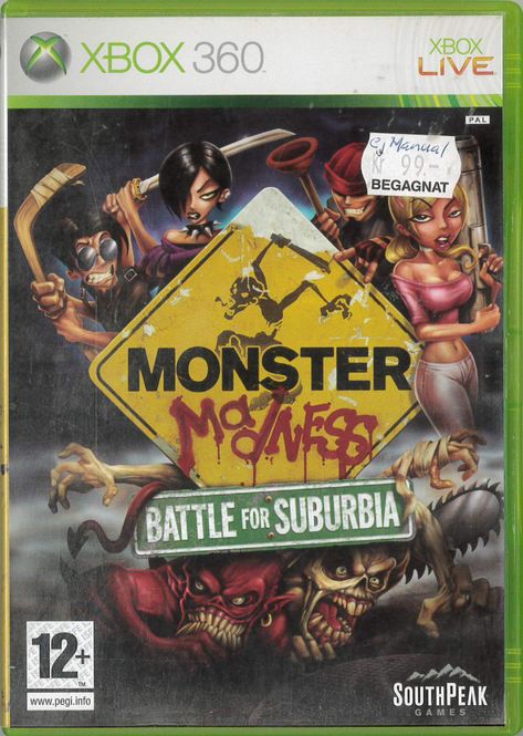 Huvudbild Monster Madness - Battle for Suburbia (X360) beg