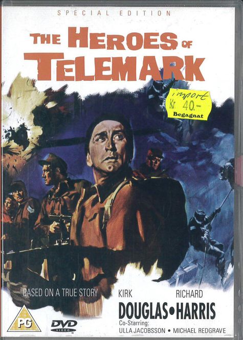 Huvudbild Hjältarna från telemark  (dvd) beg import