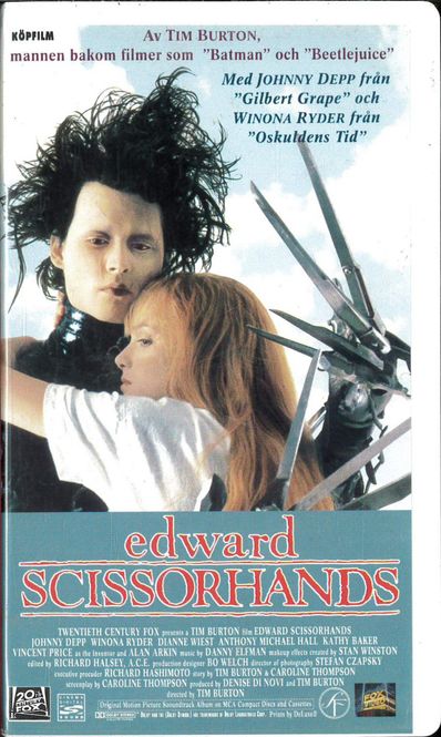Huvudbild Edward Sissorhands (VHS)