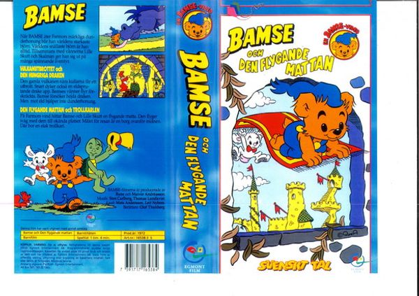 Bamse och den flygande mattan (vhs)