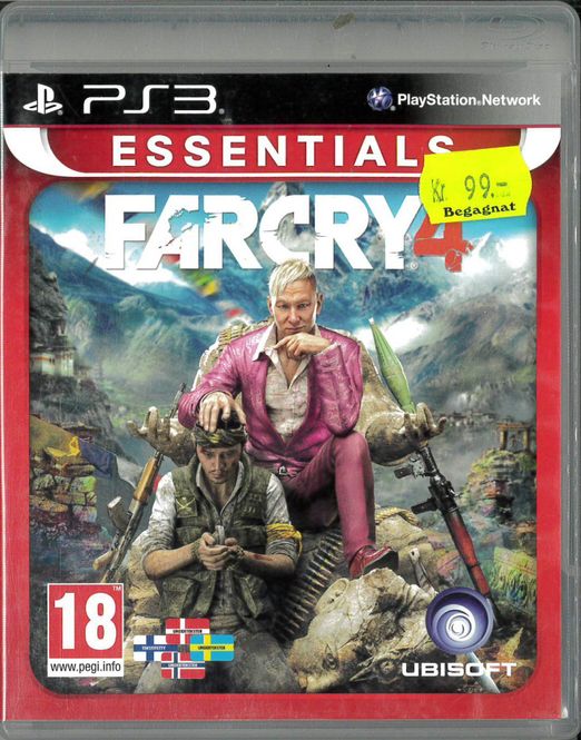 Huvudbild Far Cry 4 essential   (Ps3 beg)