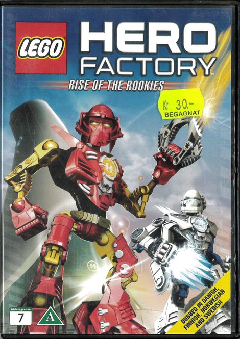 Huvudbild Lego Hero Factory - Rise of the Rookies (DVD) beg